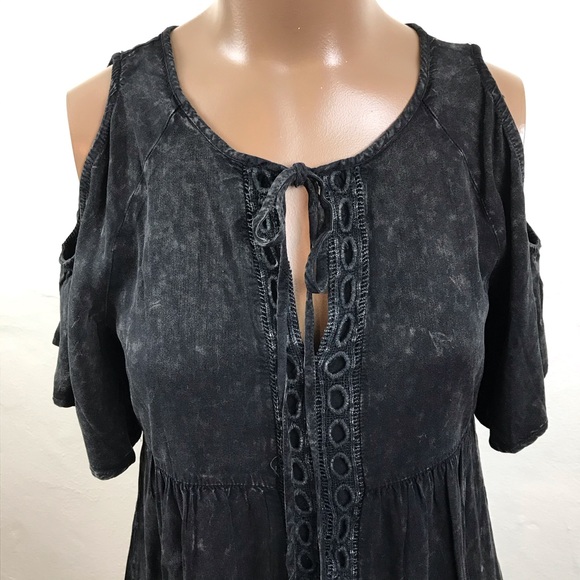 Altar'd State Dresses & Skirts - ALTARD STATE Boho BLACK Rayon HIPPIE Sun DRESS